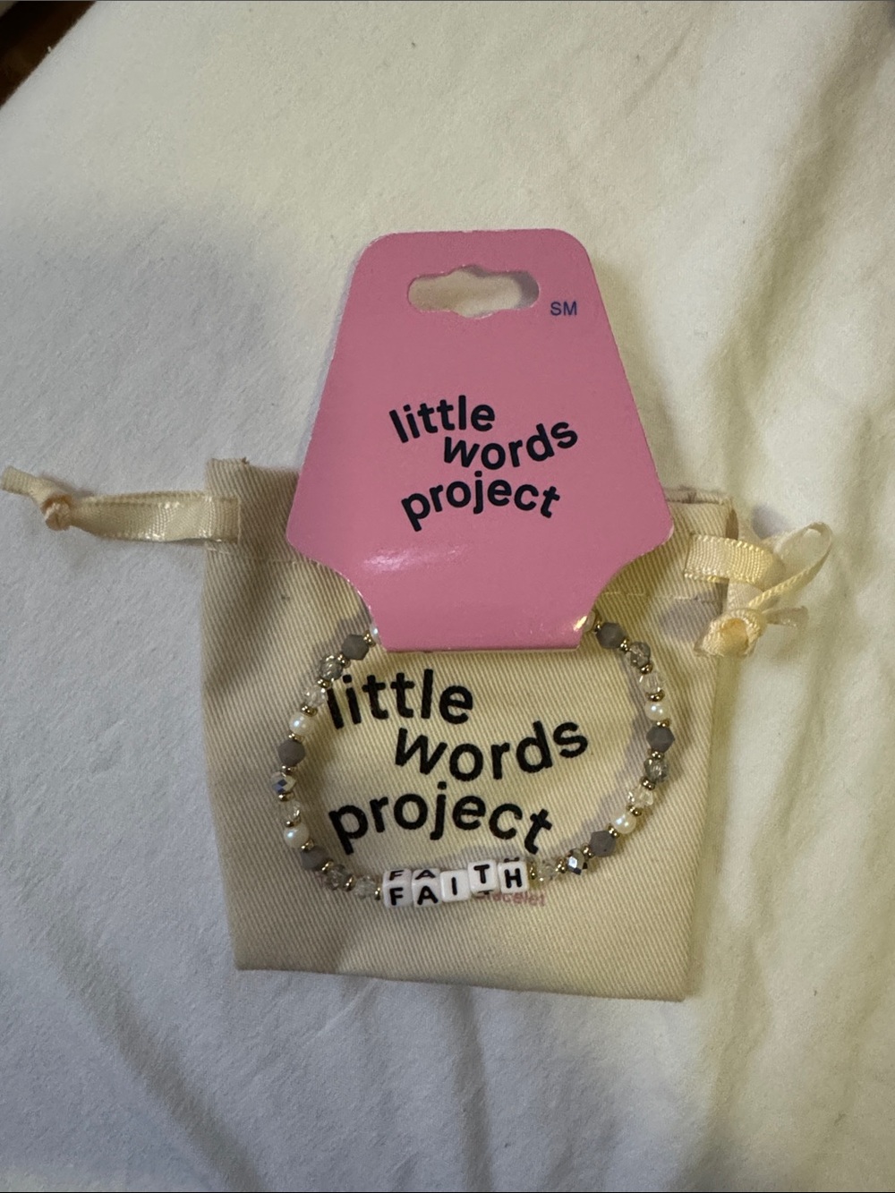 Little Words Projecr Faith bracelet